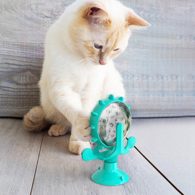 

Cat Toys Dog Leaky Food Spinning Roulette Feeder Slow Eating Kitten Puppies Pet Products Accessories