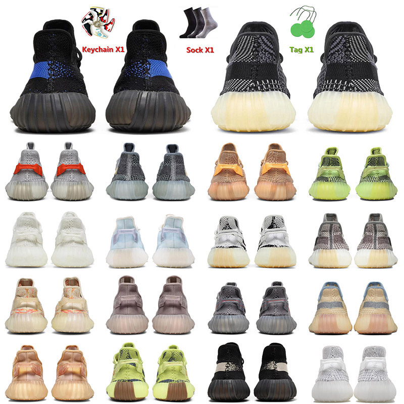 

2023 yeezzys Designer Running Shoes 36-48 Jade Ash Slate Onyx Dazzling Blue Bone Static Black Mens Women Yessy Sports Trainers Zebra Big, 33