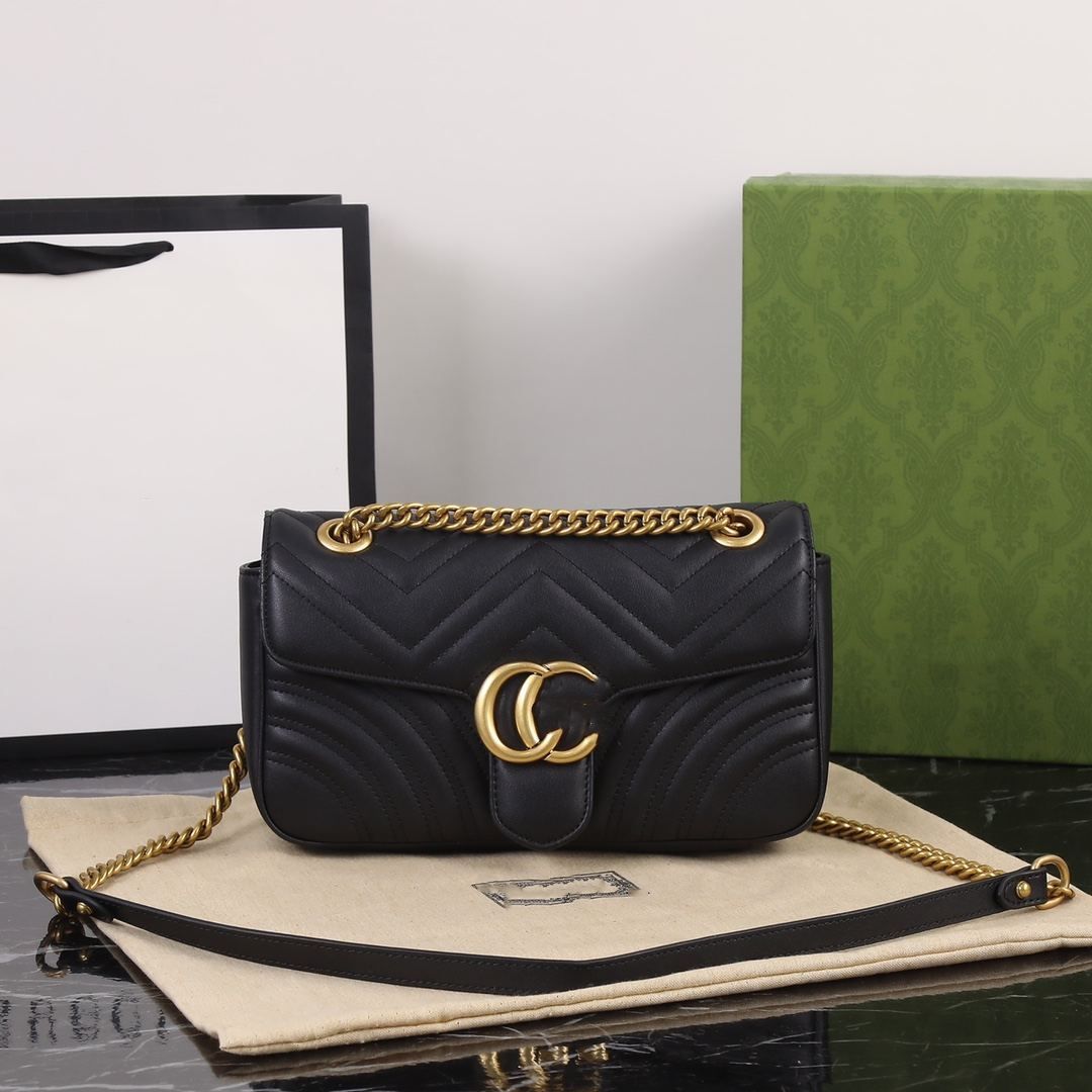 

Luxury Designer marmont sunset bag Classic latest color women Shoulder bags chain handbag Toothpick pattern leather womens Cross body handba, Nude