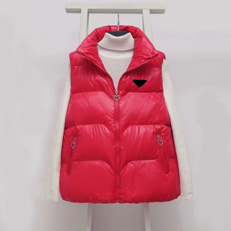 

Sleeveless Vests Puffy Jacket Womens Woman Jackets Designer Coat Matte Slim Outwears Coats prad Down Jackets S-2XL
