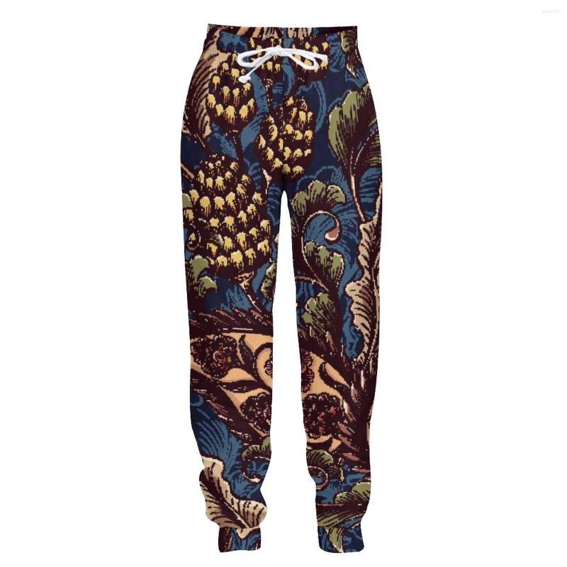 

Men' Pants Jumeast 3D Jogger Casual Sweatpants Baggy Mens Dark Color Paisley Print Tracksuit Trousers Straight For Men Clothing, Silver