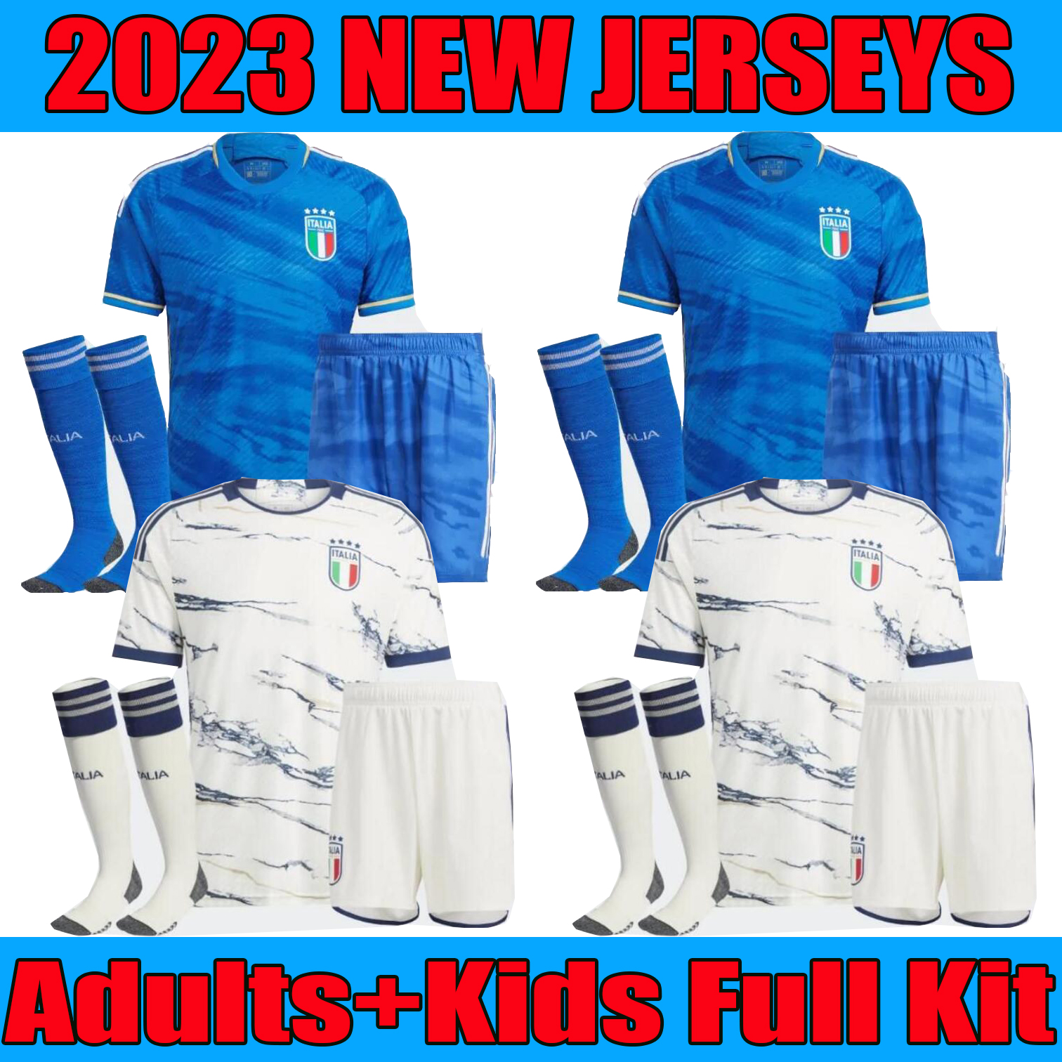 

soccer jerseys 2023 2024 italy adult kids kit Italia 23 24 maglie da calcio VERRATTI CHIESA GNONTO football Shirt T LORENZO PINAMONTI POLITANO GRIFO kids kit uniform, 2023 home full kit