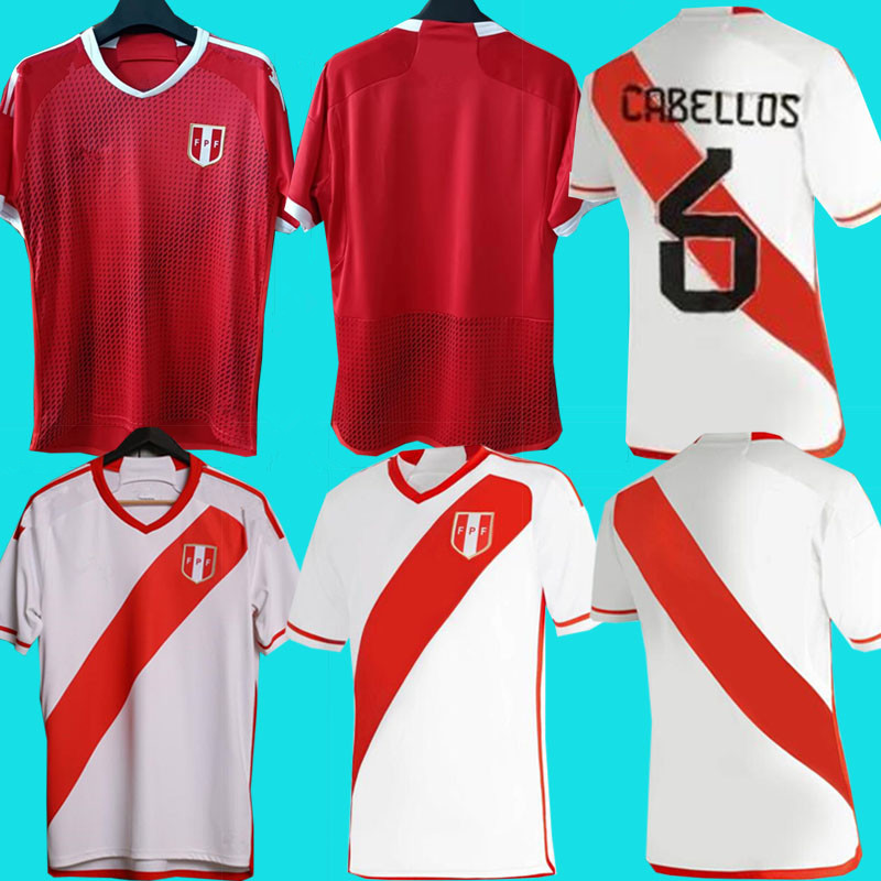 

23 24 Peru soccer jerseys 2023 2024 home away Seleccion Peruana Cuevas PINEAU CARTAGENA football shirt