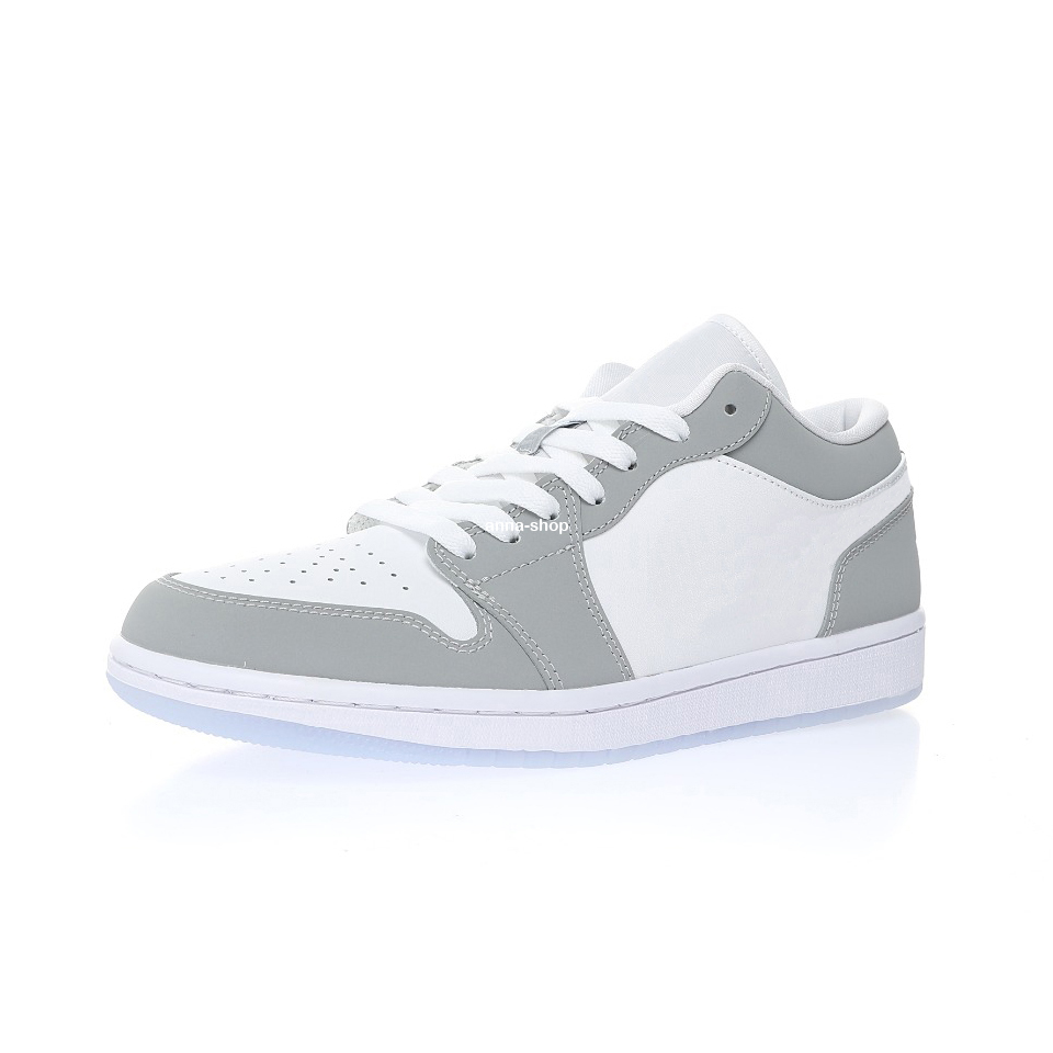 

White Wolf Grey Basketball Shoe for Men Sneaker Mens Skates Womens Sports Shoes Women Sneakers DC0774-105