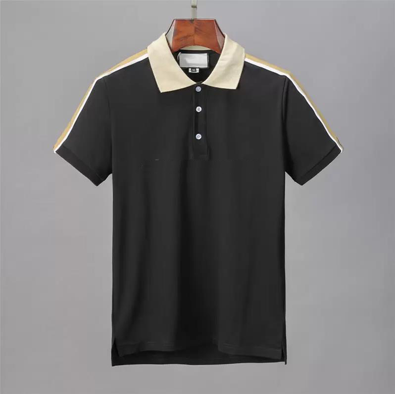 

Polo 2023 Shirts Italy Mens Designer Man High Street Embroidery Garter Snakes Little Bee Printing Brands Top Quality Cottom Clothing Tees Size -3XL W1T0, 3(with logo)