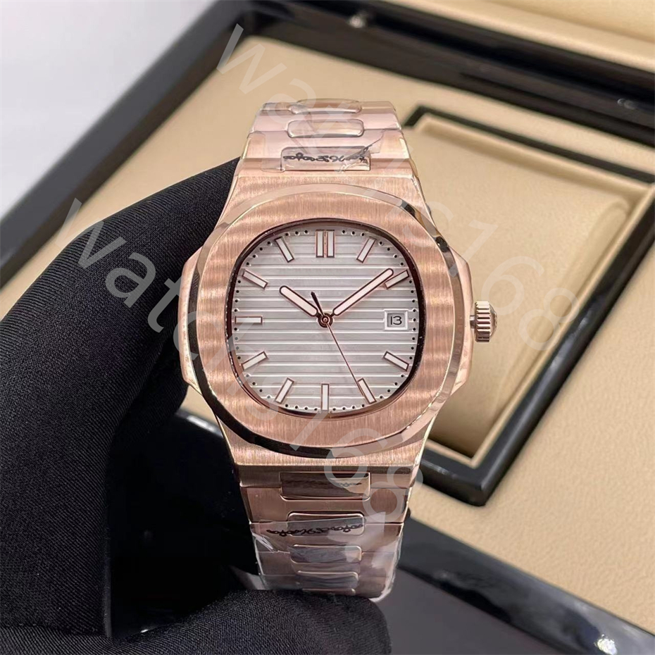 

mens watch designer watches high quality 5711 40mm Sapphire glass lens Boutique Steel Strap Designer watches for men Wholesale Date Gift Watch diamond PP, Color 6