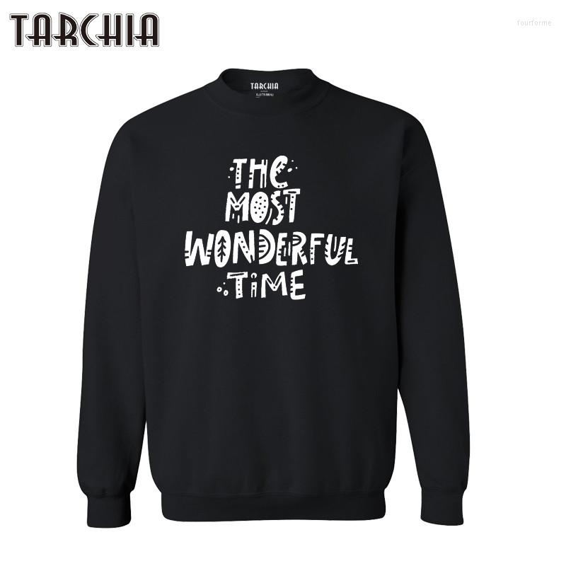 

Men's Hoodies TARCHIA Autumn Outerwear Sportwear Most Wonderful Time Men Mens Long Sleeve Fashion Casual Sweatshirts 2023, Black