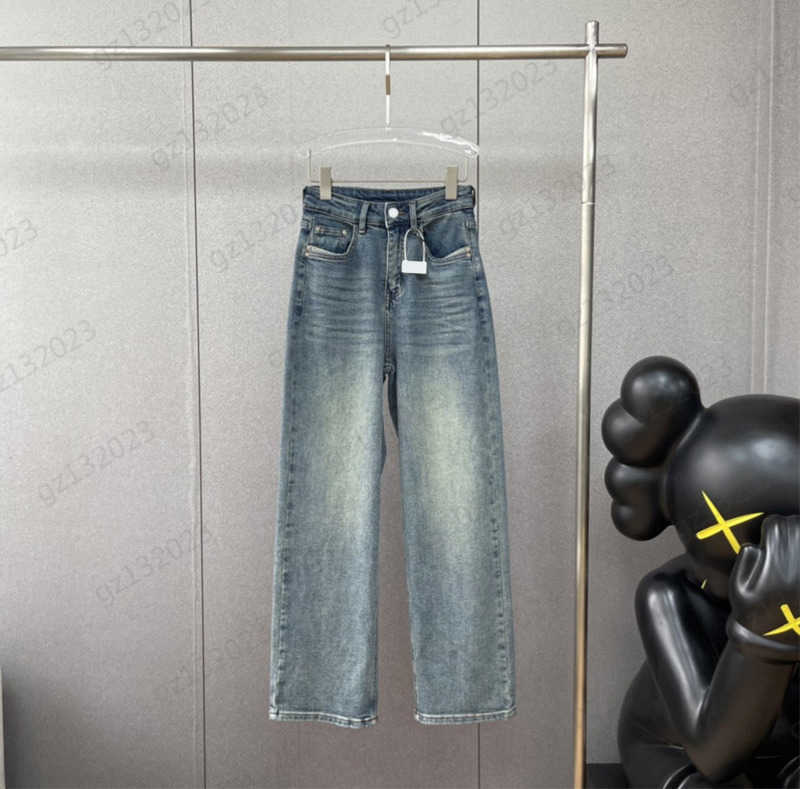 

Womens Jeans Straight Wide-leg Slim Denim Trousers High Temperature Color Fixing Technology Regular And Extended Versions Jeans For Women Plus Size 1970