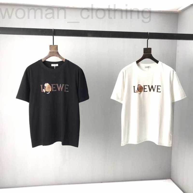 

designer spring and summer new high grade cotton printing short sleeve round neck panel T-Shirt Size Color black white IFFT