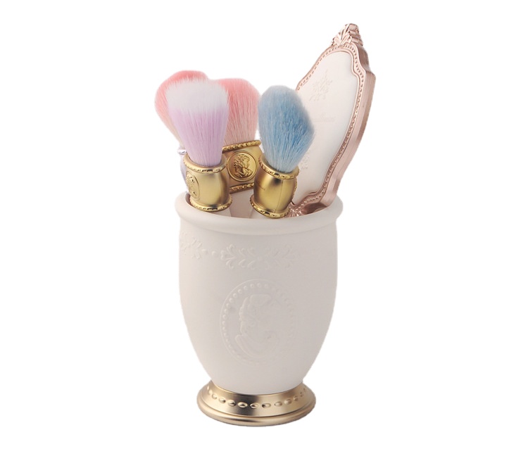 

Makeup Brushes Laduree Les Merveilleuses Hand Mirror N Cosmetics Compact Vintage Plastic Holder Make Up Pocket Mirror