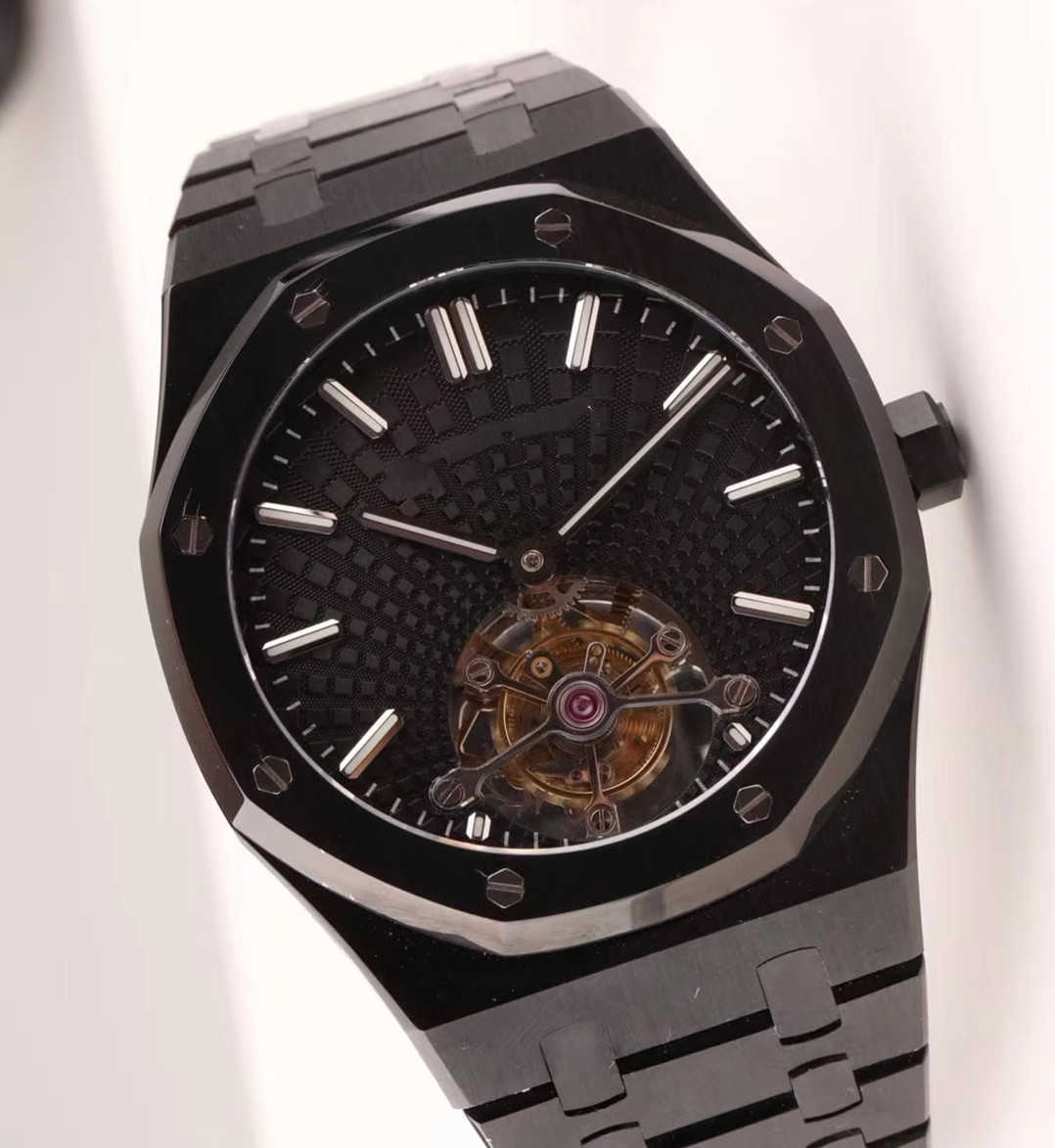 

High Quality Fashion Iced Out WatchesMens Wrist Luxury Round Cut Lab Gr DDGU PHB3, Rose gold