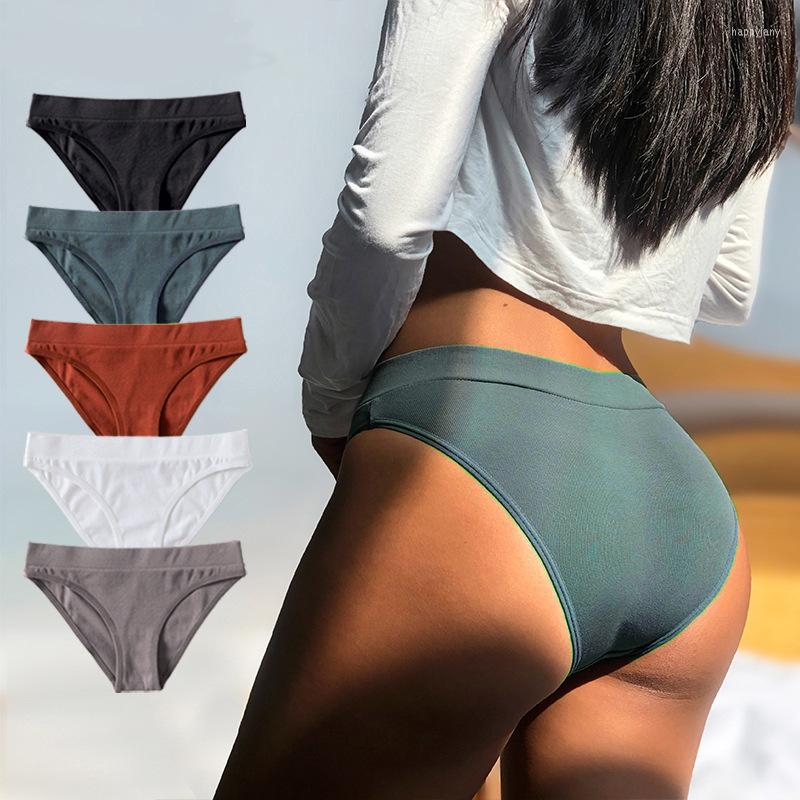

Women' Panties 3Pcs Women' Underwear Sexy Seamless Cotton Lingerie Underpants For Women Sweatpant Fitness Wicking Breathable, Beige