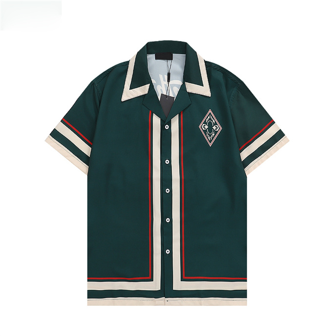 

3 Men Designer Shirts Summer Shoort Sleeve Casual Shirts Fashion Loose Polos Beach Style Breathable Tshirts Tees Clothing #94