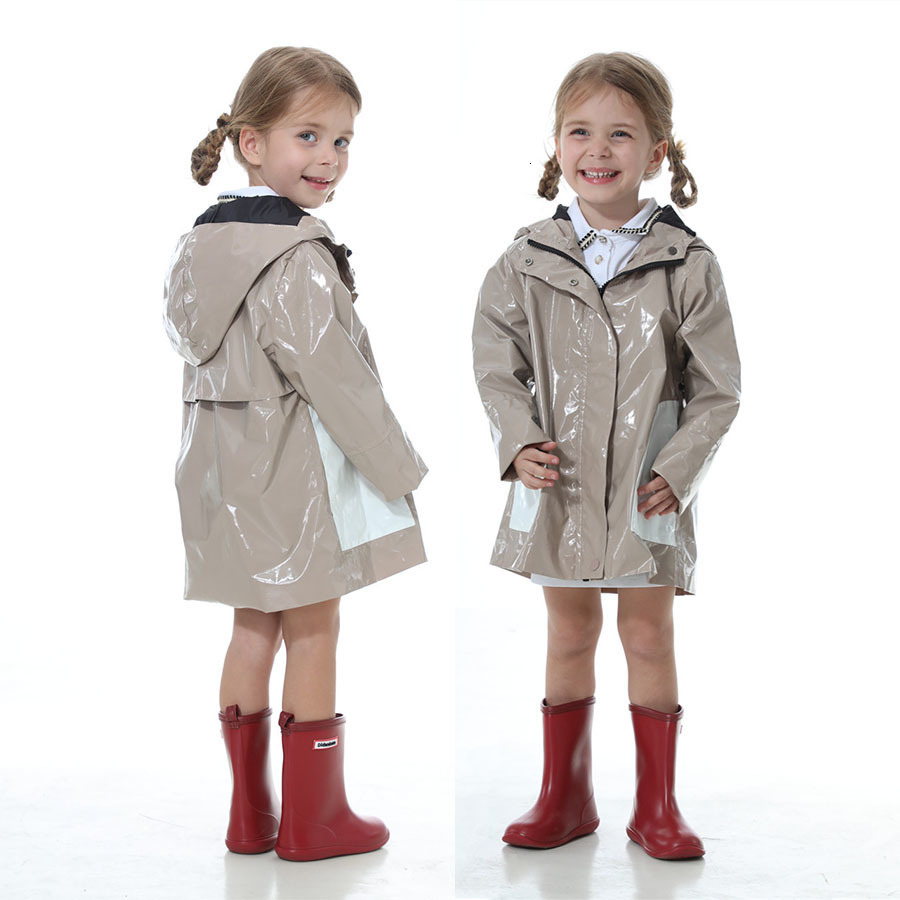 

Hoodies Sweatshirts 2023 fashion kids Raincoat waterproof jackets 2 14 years old children coat 230220, Beige
