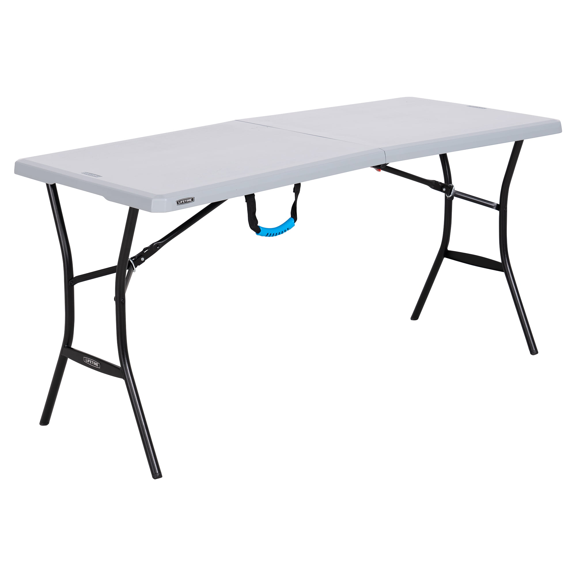 

Lifetime 5 Foot Fold In Half Table Gray 80861 heated camping chair