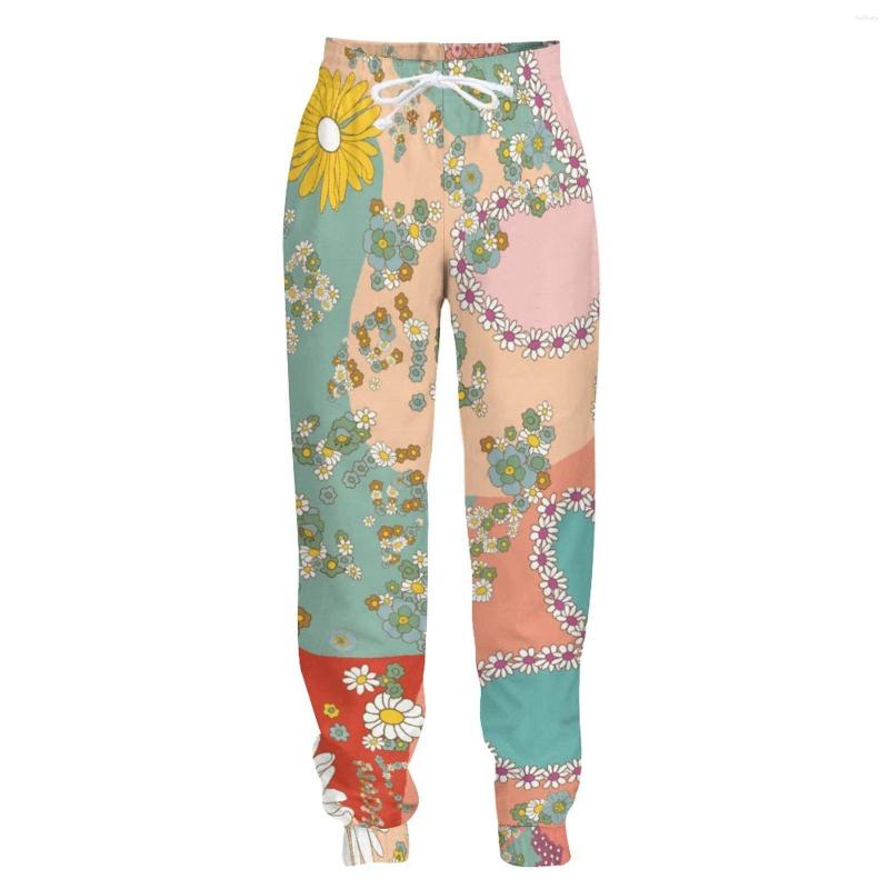 

Men' Pants Jumeast Y2k Jogger Casual Sweatpants Baggy Mens Flowers Paisley Printing Straight For Men Tracksuit Trousers Clothes, Silver