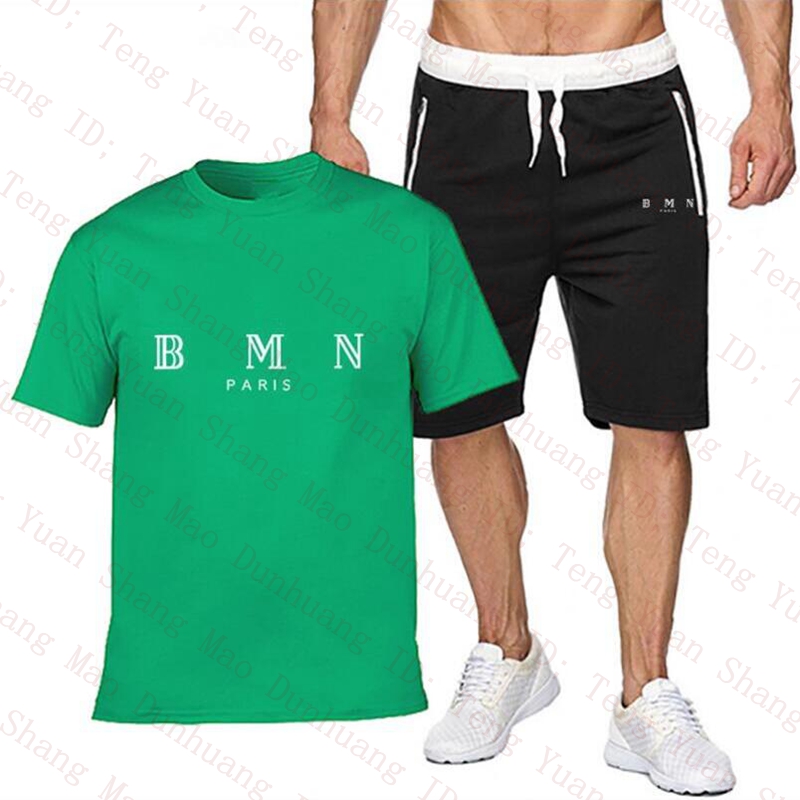 Mens Designers Tracksuits Jogger Sportswear Casual T shirts AND short pants Set Streetwear Men's Pullover Tee Shirts Breathable Short Sleeve wi