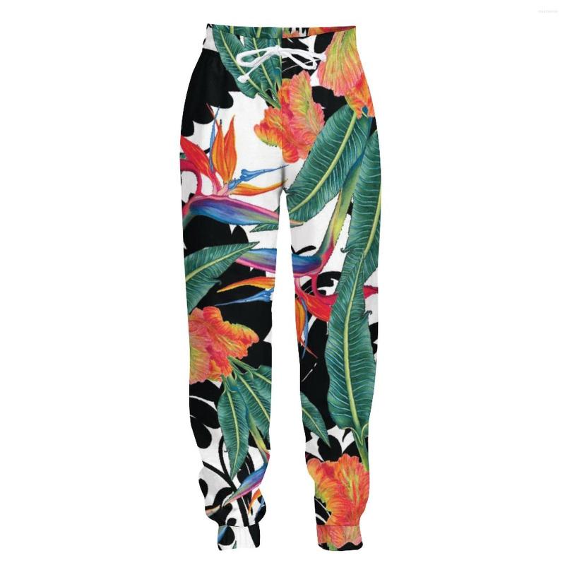 

Men' Pants Jumeast Jogger Casual Sweatpants Baggy For Men Black White Cartoon Flowers Plants Mens Straight Tracksuit Trousers, Silver