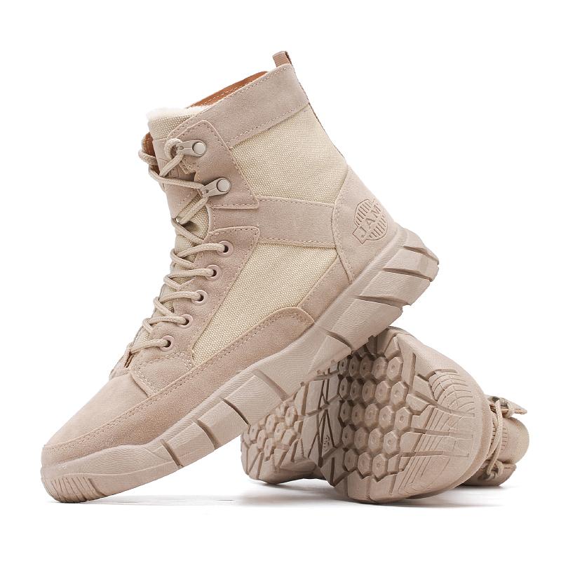 

Ins Black Fluff Boots Winter Martin Warm Luxury High Quality Half Men Casual Sneakers Designer Double Boxed