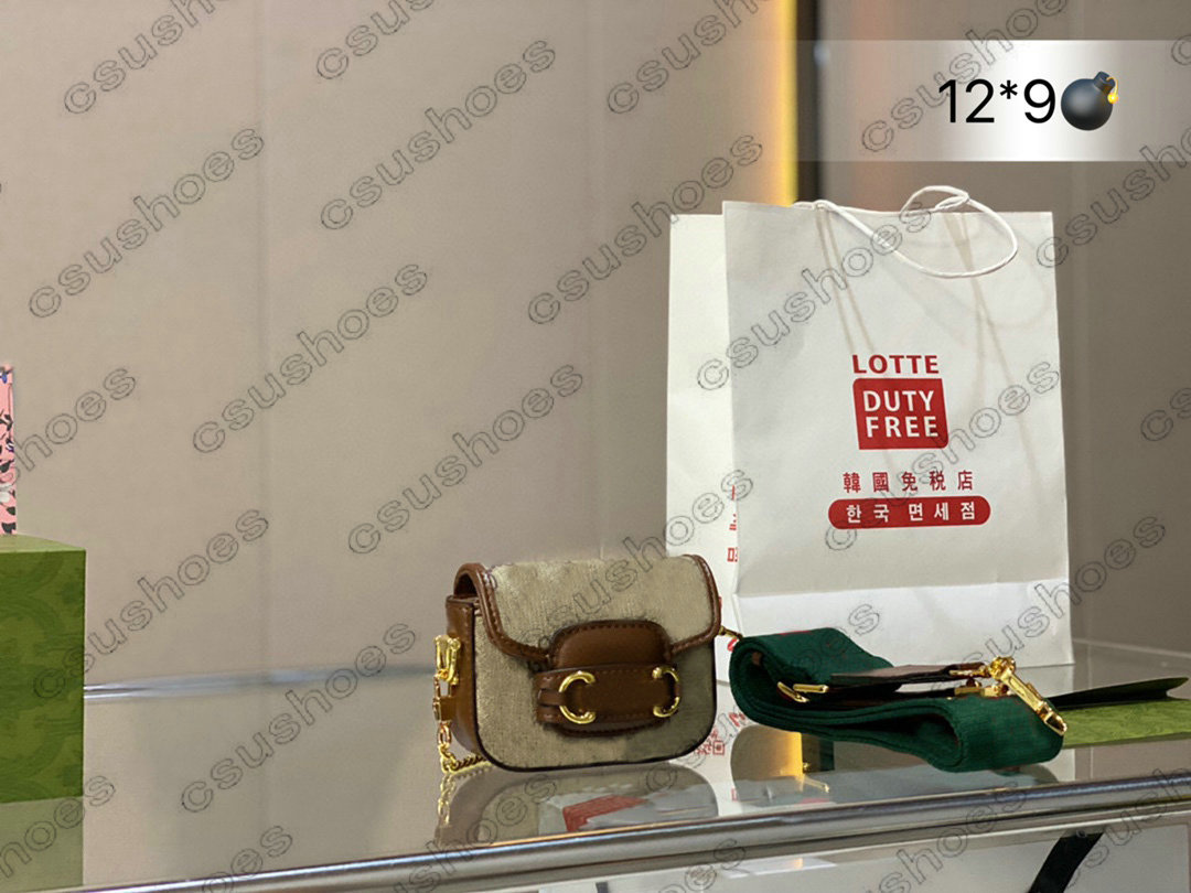 

1955 Horsebit Saddle Luxury Mini Bags Ophidia Shoulder Bag Handbags Womens 13cm Messenger Cross body Designers Bag Vintage Handbags Totes 658574 688760