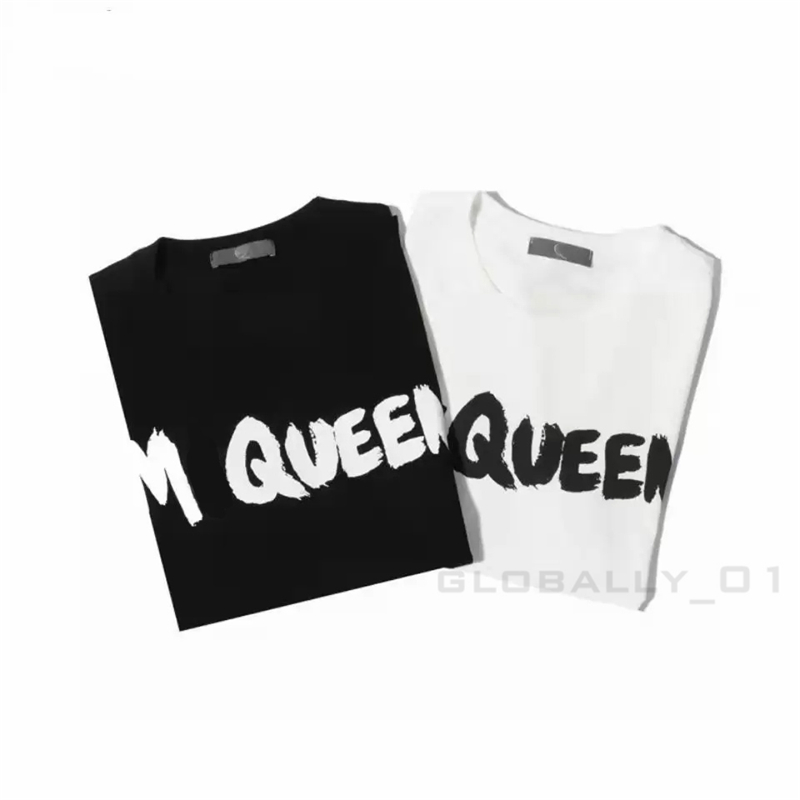 

Designers T Shirts Mcqueen Summer Mens Womens Tees Fashion Tops Man S Casual Chest Letter Shirt Luxurys Clothing Street mcqueen Shorts Sleeve Clothes Tshirts