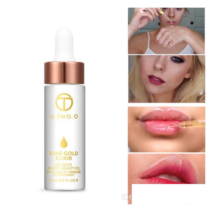

Foundation Primer O.Two.O 24K Rose Gold Infused Beauty Oil Elixir Skin Make Up Essential Before Moisturizing Face Drop Delivery Heal Dh4Sl, Transparent