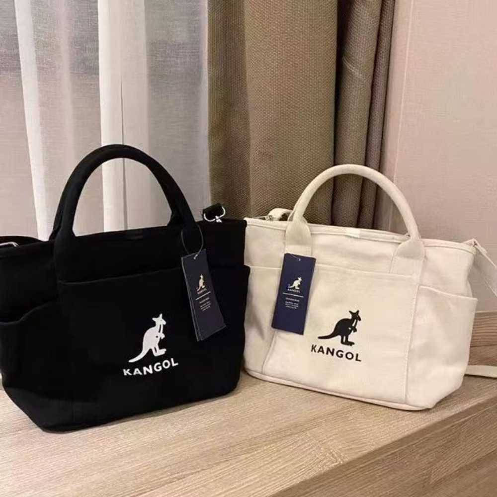 

Cross Body 2023 Kangol Women's Backpack Fashion Kangaroo Drstring Bucket Bag Crossbody Shoulder Mini Purses and Handbags Designer Y2302, Beige