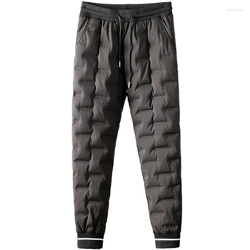 

Men's Pants 90% White Duck Down Padded Thicken Winter Warm Men Joggers Sportswear Sweatpants Thermal Trousers Lovers