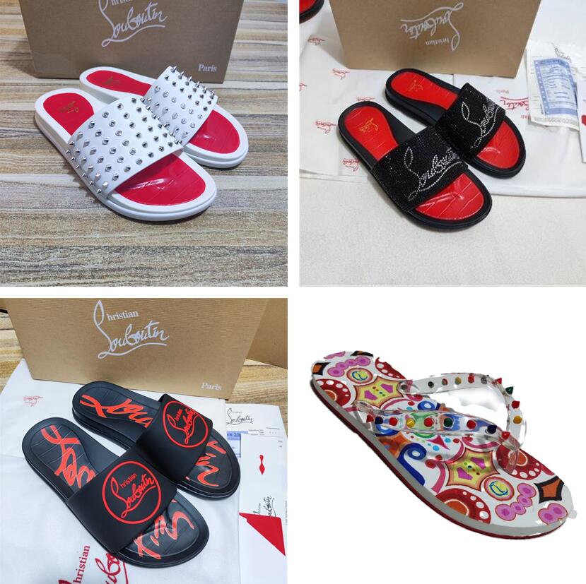 CL Slipper Slides Designer Sandals for Women Heels Cotton Fabric Straw Casual slippers for spring and autumn 35-45