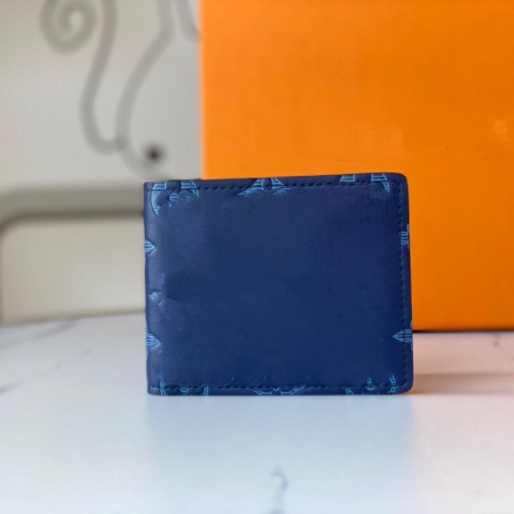

Good Quality Sketch Letter Unisex Wallet Luxury Brand Multi-car Men's Card Bag Long Suit Clip Famous Designer Women's Short Wallets Coin Purse Clutch Bags 4 Style, Blue