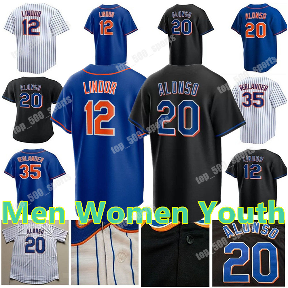 

2023 Custom Pete Alonso Francisco Lindor Baseball Jersey Justin Verlander Edwin Diaz Kodai Senga Javier Baez Starling Marte Jacob deGrom Darryl Strawberry, Colour 7