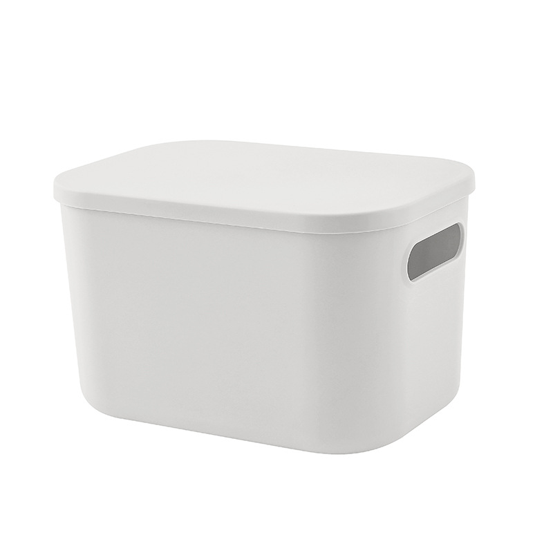

kitchen drawer organizer Table top dustproof storage box with cover, Sky blue