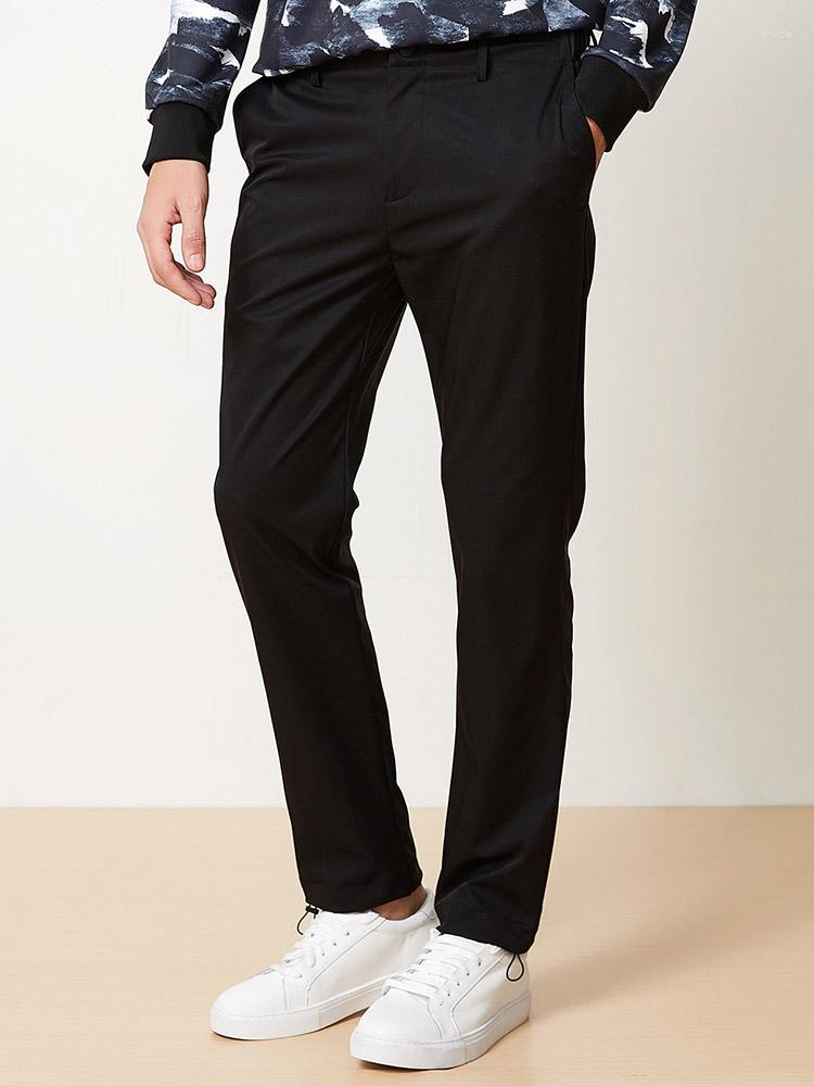 

Men' Pants BOSIDENG Men Thin Suit Formal Business Trousers Straight Style Male Smart Casual Long LightweightB80916075, 8056