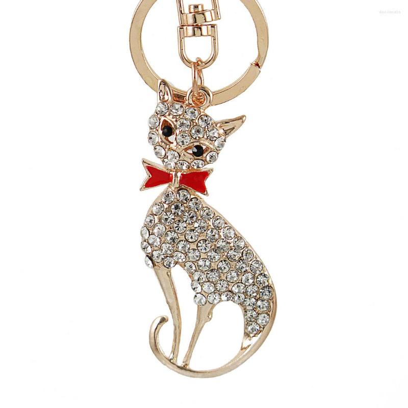 

Keychains Women Bag Charm Trinket Rhinestone Animal Car Key Chain Keyring Fobs Holder Birthday Gift Souvenir Jewelry