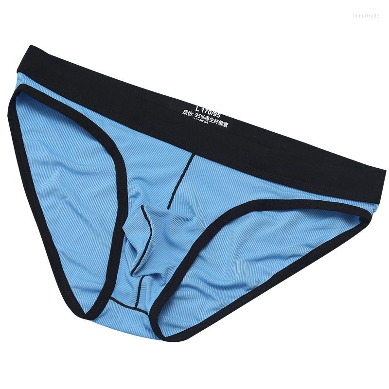 

Underpants Men's Underwear Briefs Comfortable Mens Bikini Solid Color Large Size Fat Low Waist Pants Men Lingerie Underpaants C8-1, Orange