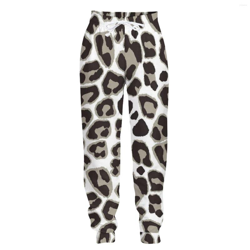 

Men' Pants Jumeast Y2k Jogger Casual Sweatpants Baggy Mens Leopard Print Straight For Men Oversized Tracksuit Trousers Clothing, Silver