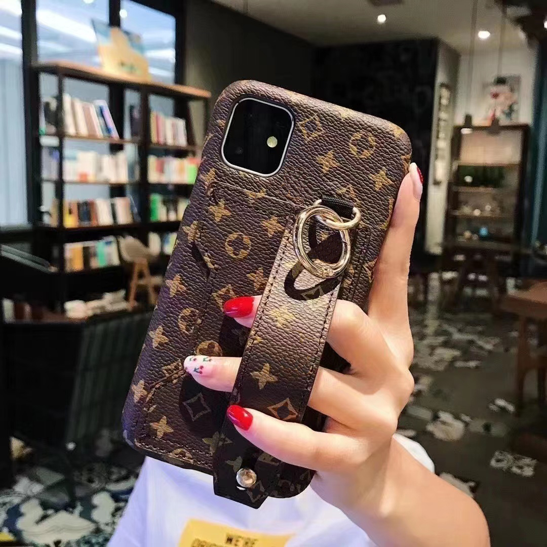 

Designer LU iPhone 14 13 Pro Max Cases 14pro 13pro 12pro 12 11Pro 11 14promax 13promax X Xs Xr 7 8 Plus Luxury Leather Card Wallet Strap Phone case with Logo Box Packing, #5