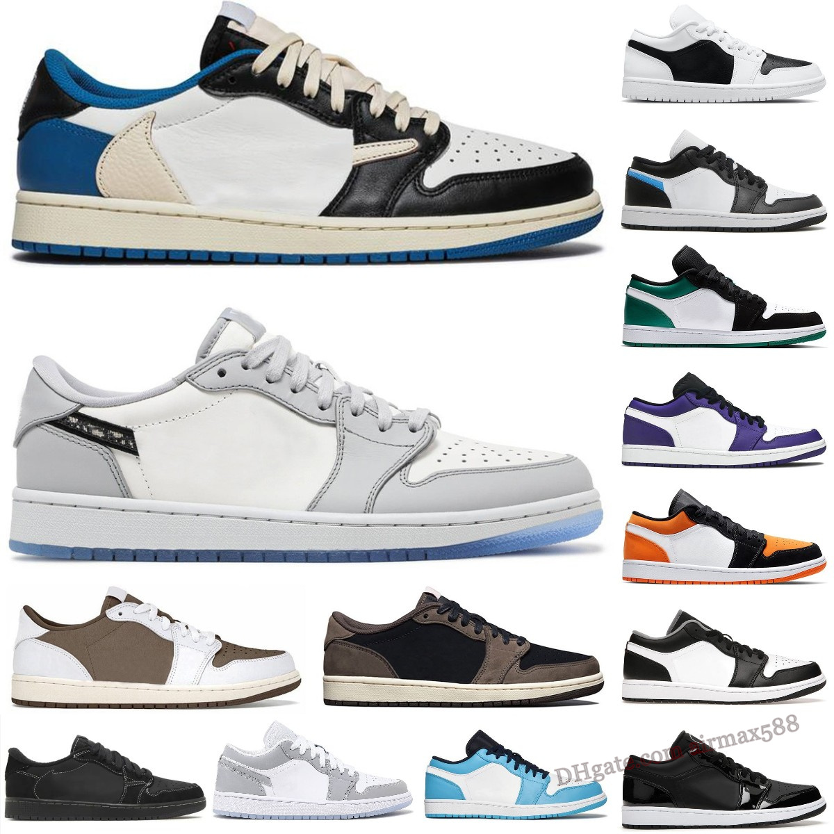 

Jumpman 1 Low Basketball Shoes Air Og Mocha 1s Lows Sneakers Crater Black Grey Bred Toe Panda Team Red Mens Sneaker Trainers Outdoor Walking 2023 2.5, A1021