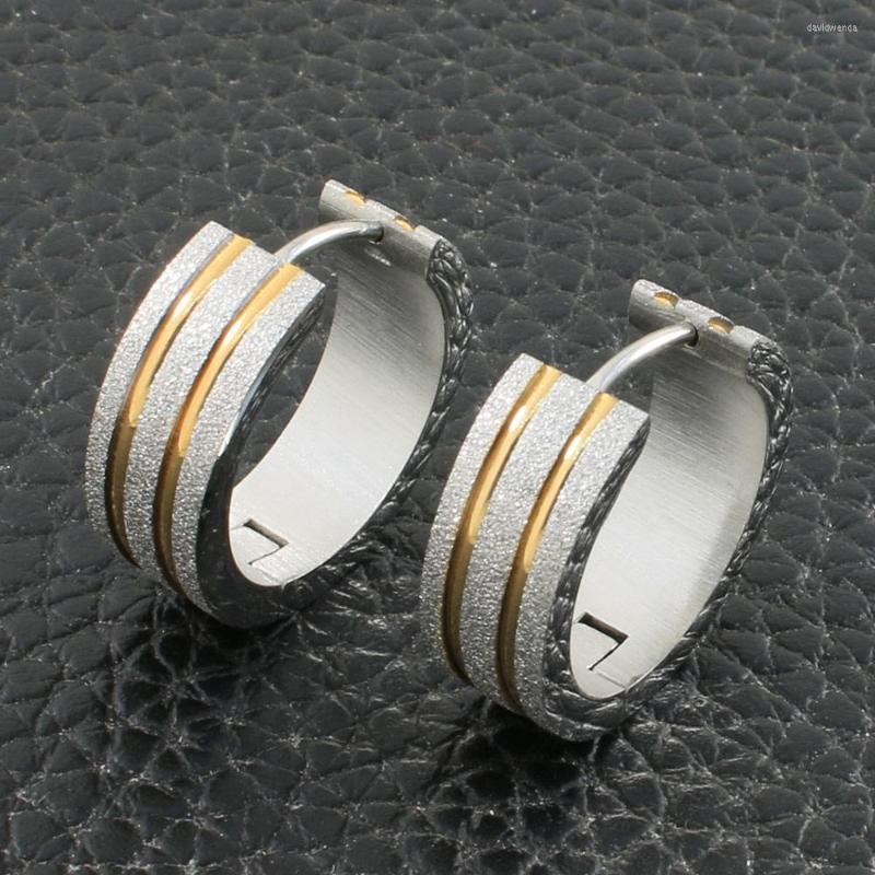 

Hoop Earrings Fashion Stainless Steel Jewelry Simple 20MM Personality For Woman Bijoux Femmes Joyas Mujer Store ERYZ021