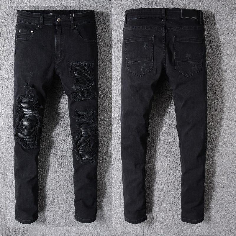 

Clothing Jeans Men Women Destroyed Black Slim Denim Straight Biker Skinny Pants