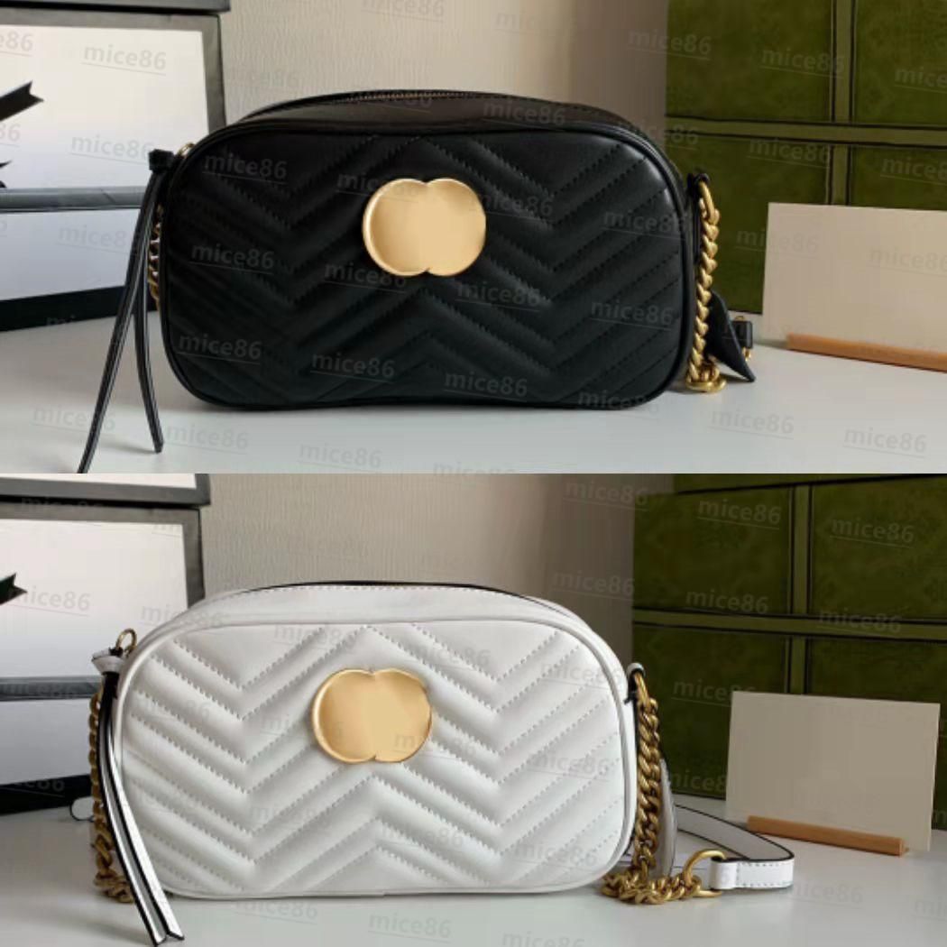 Top qualité en cuir véritable Marmont soirée femmes hommes sacs à bandoulière fourre-tout luxe Designer femme mode shopping portefeuille étuis po