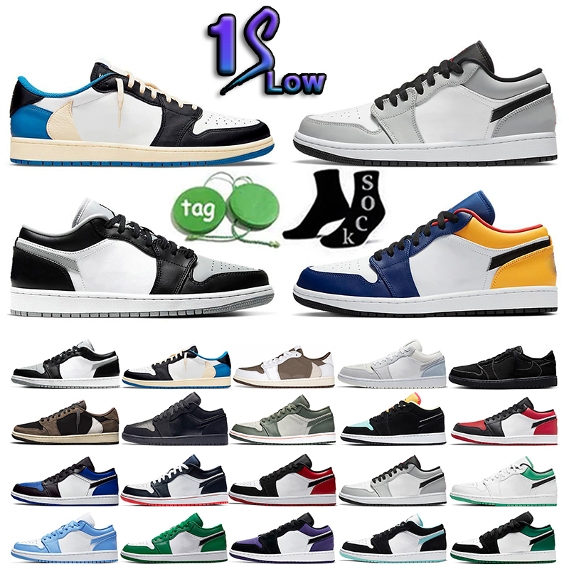 

Jumpman 1 low Panda 1s concord basketball shoes whth fragment travis scotts Reverse Mocha Black Phantom Bred Shadow Toe men women trainers sports sneakers