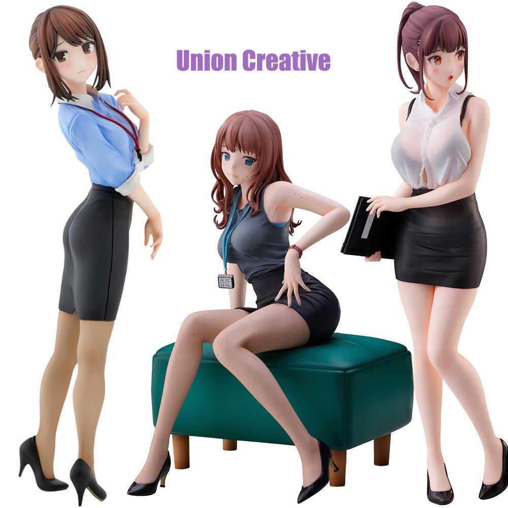 

Anime Manga Original Character PVC Homeroom Teacher Illustration 20CM Union Creative Japan Anime Action Figure Adult Toys Gift Collection G230220