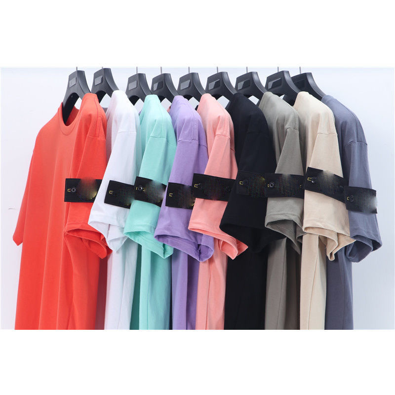 

Designer brand topstoney men's t shirts island versized t shirt women fashion cotton Summer Stones and Islands short sleeve tide stone men Multicolor top wholesale