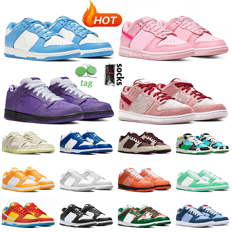 

Outdoor Lobster Purple Low Running Shoes Triple Pink Unc Coast Strangelove Panda Black White Valentine Day Chunky Grey Fog Why So Sad Sneakers Trainers Mens Women, A38 valentine day 36-45