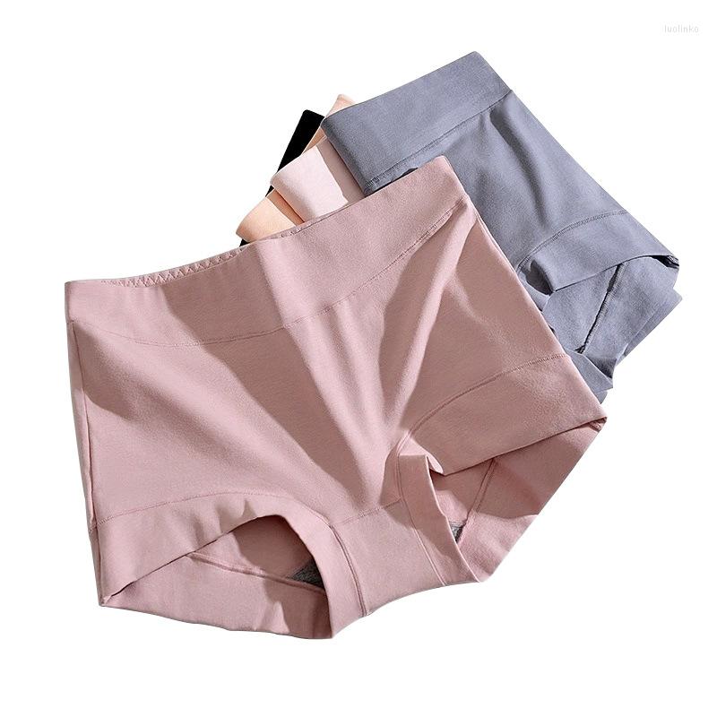 

Women's Panties -4XL Cotton Underwear Women's Graphene Boyshort Antibacterial High Waist Belly Sexy Woman Boxer Briefs Mujer Pants, Pink