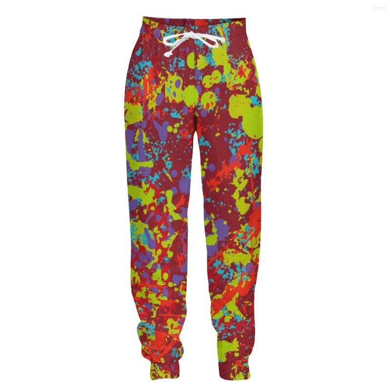 

Men' Pants Jumeast Casual Jogger Mens Pant Fashion Print Colorful Graffiti Baggy Tracksuit Trousers Straight For Men Y2k Sweatpants, Silver