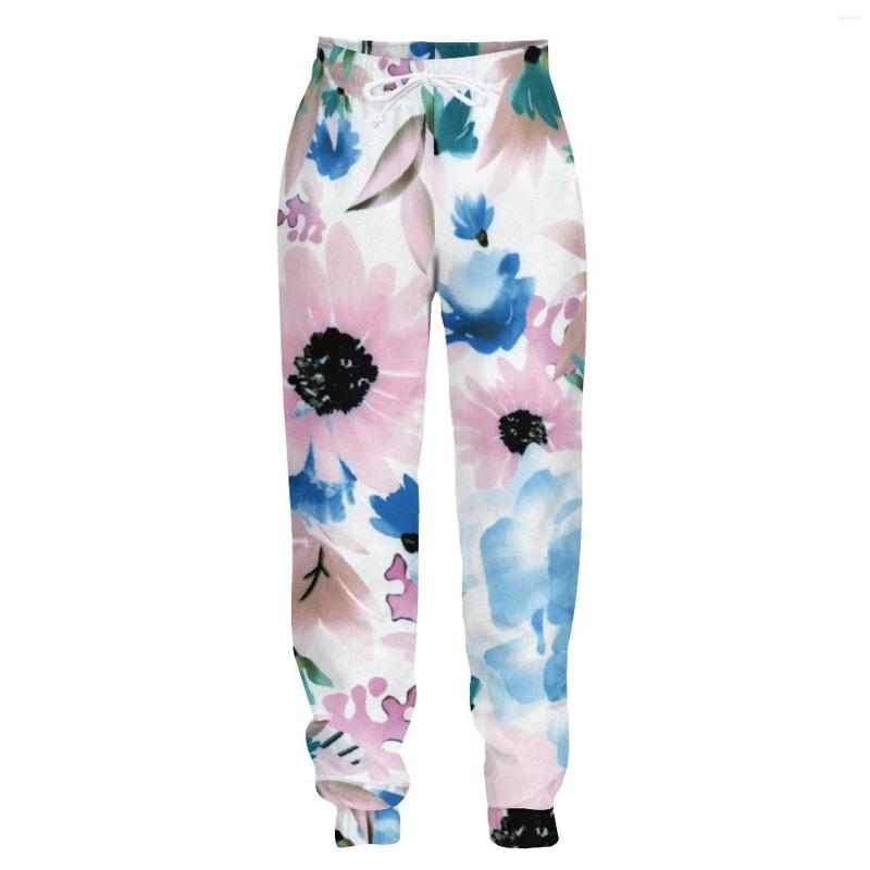 

Men' Pants Jumeast 3D Jogger Casual Sweatpants Baggy Mens Watercolor Sunflower Print Tracksuit Trousers Straight Pant For Men Clothes, Silver