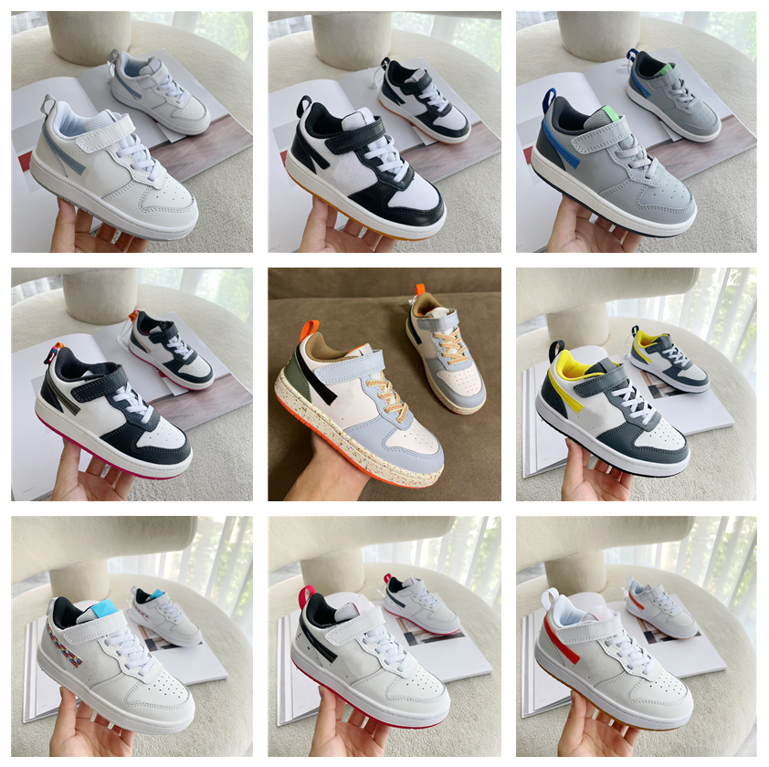 Kids Running Shoes Infants 1s Force Toddler White Game Obsidian Chicago Bred Sneakers Multi-Color Tie-Dye Basketball Skateboard Shoes for Children S