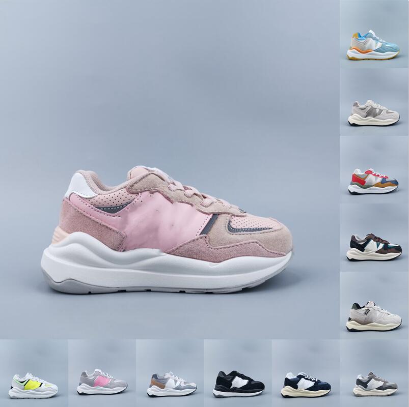 

designer kids shoes 574 boys B574 sport kid children Sneaker toddlers girls youth infants hook & loop Black Yellow Trainers B550 N550 baby blue pink shoe, 26